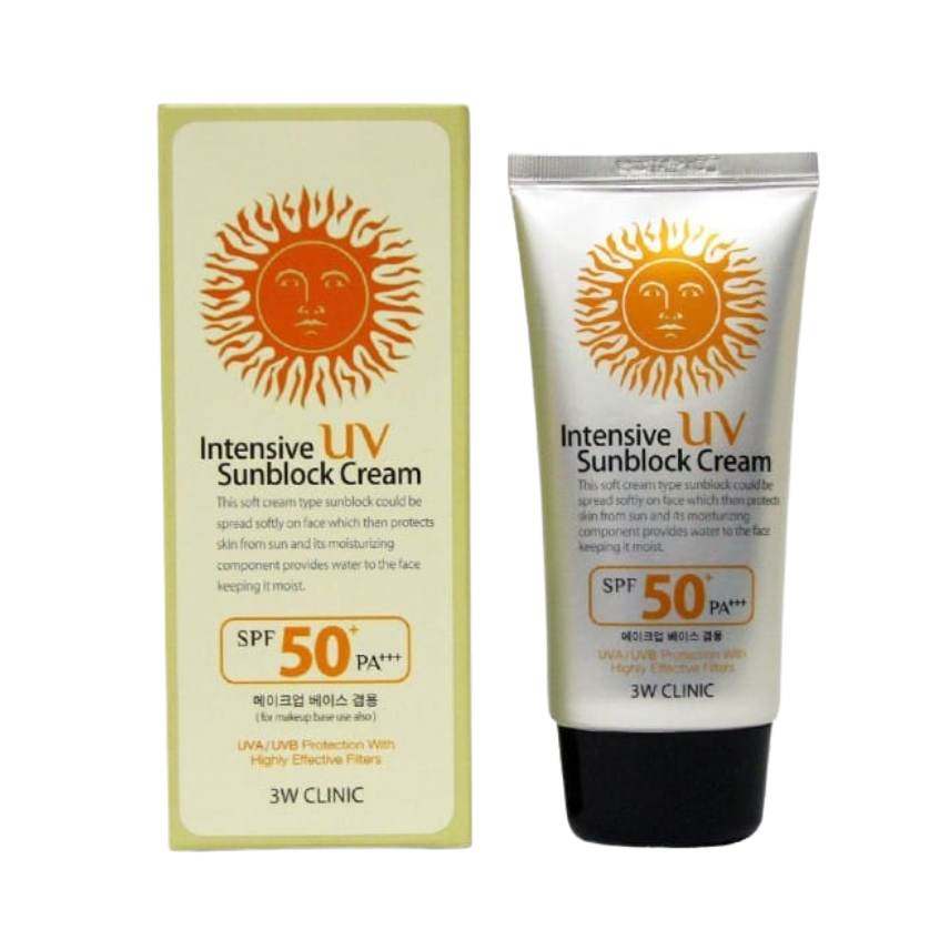 3W Clinic Intensive UV Sunblock Cream SPF50 PA+++ 70ml
