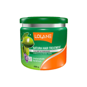 Lolane Jojoba Oil And Silk Protein Natural Hair Treatment, 500 g