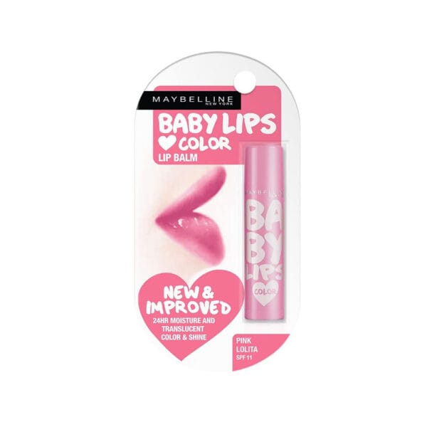 Maybelline Baby Lips Color SPF11 Lip Balm Pink Lolita 4g