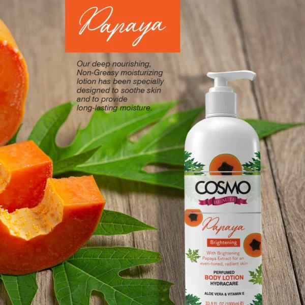 Cosmo Beaute Papaya Brightening Perfumed Body Lotion 500 ml