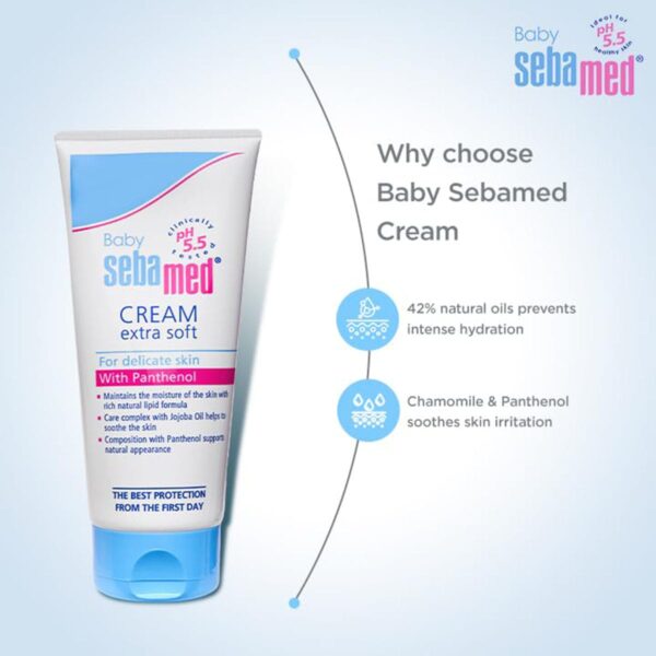 Sebamed Baby Extra Soft Cream For Delicate Skin 200ml - Image 2