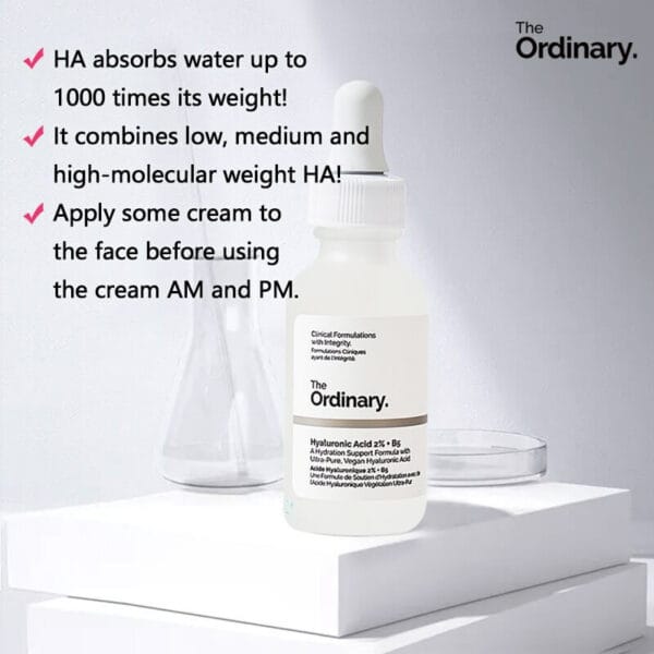 Сыворотка-уход The Ordinary Hyaluronic Acid 2% + B5 — отзывы 30ml