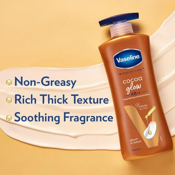 Vaseline Intensive Care Cocoa Glow Body Lotion, 400 ml