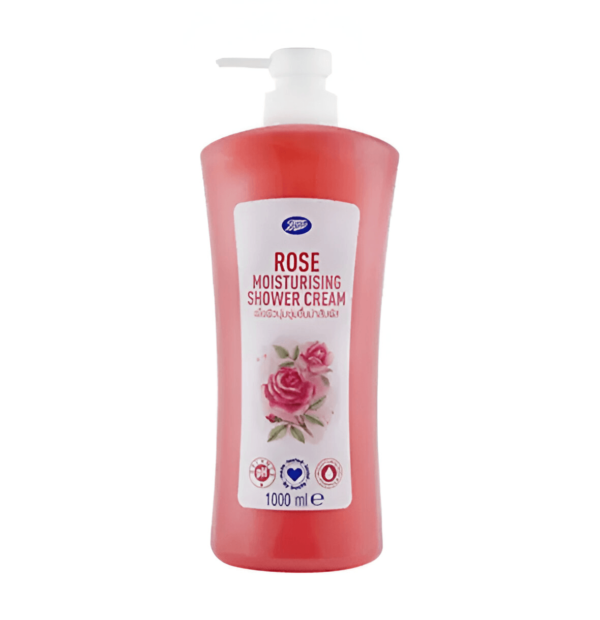 Boots Rose Moisturizing Shower Cream - 1000ml