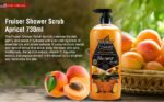Fruiser Apricot Spa Shower Scrub 730ml