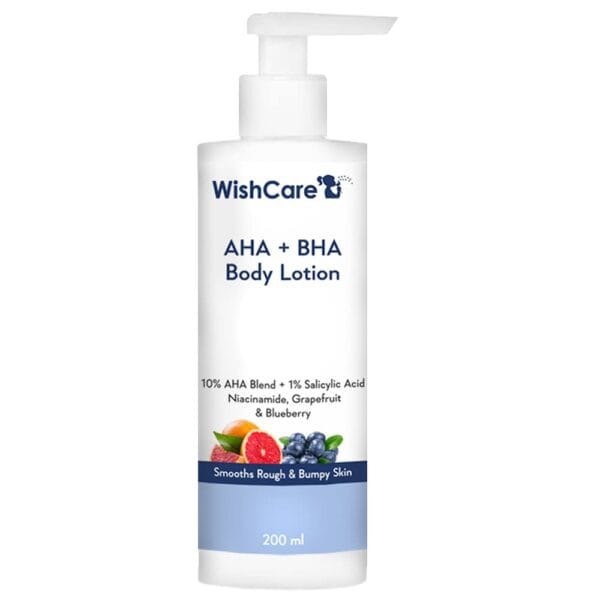 WishCare AHA + BHA Body Lotion For Bumpy Pigmented Skin, 200 ml