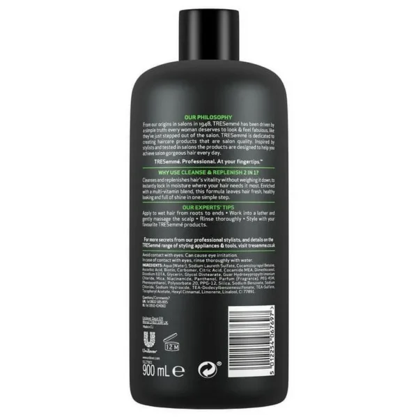 TRESemmé Replenish & Cleanse 2 in 1 Shampoo & Conditioner 900 ml