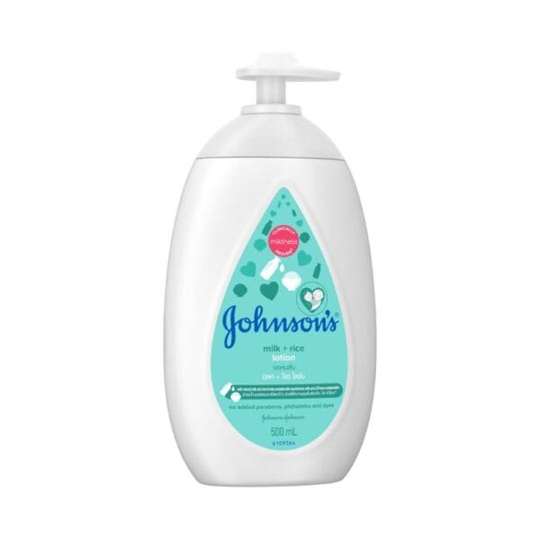 Johnsons Milk Plus Rice Baby Lotion Pump 500 ML