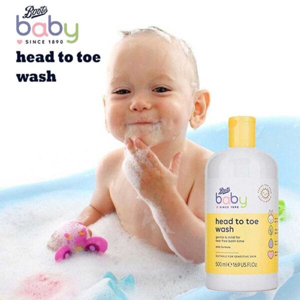 Boots Baby Head To Toe Wash - 500ml