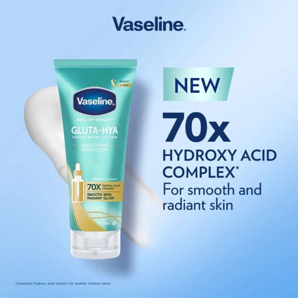 Vaseline Gluta-Hya Serum Burst Lotion Smoothing Perfector 300ml