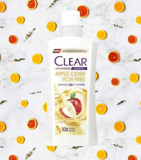 Clear Apple Cider Itch Free Anti Dandruff Shampoo 400ml