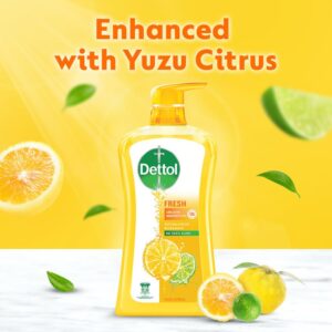 DETTOL SHOWER GEL FRESH+POUCH 1000ml