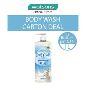 WATSONS Goat Milk Cream Body Wash 1000ml