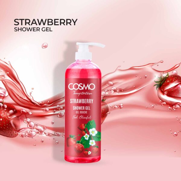 Cosmo Temptation Strawberry Shower Gel 1000ml