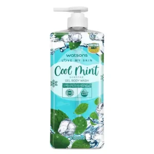 Watsons Cool Mint Softening & Moisturising Gel Body Wash - 1000ml