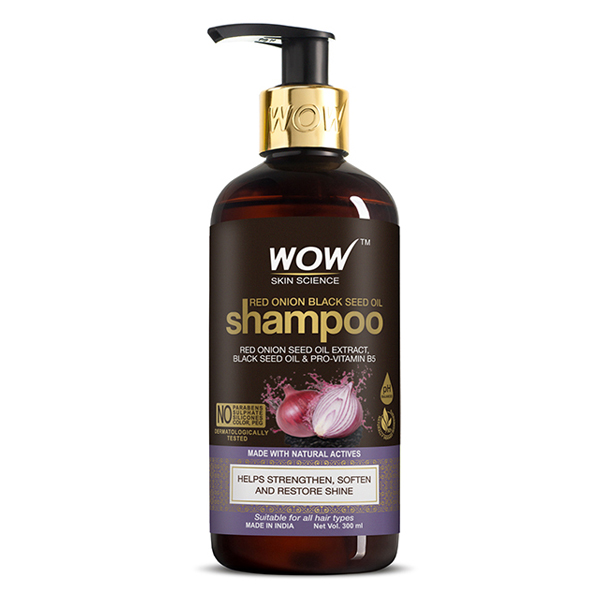 WOW Skin Science Red Onion Black Seed Oil Shampoo 500ml