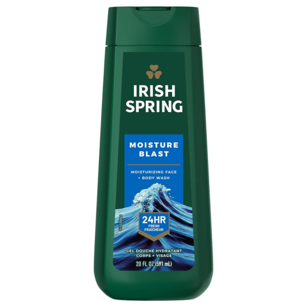 Irish Spring Moisture Blast Moisturizing Face + Body Wash 591ml