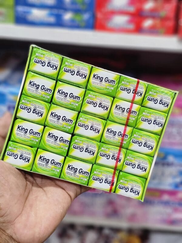 KING GUM WATERMELON FLAVOR CHEWING GUM - 50 PCS