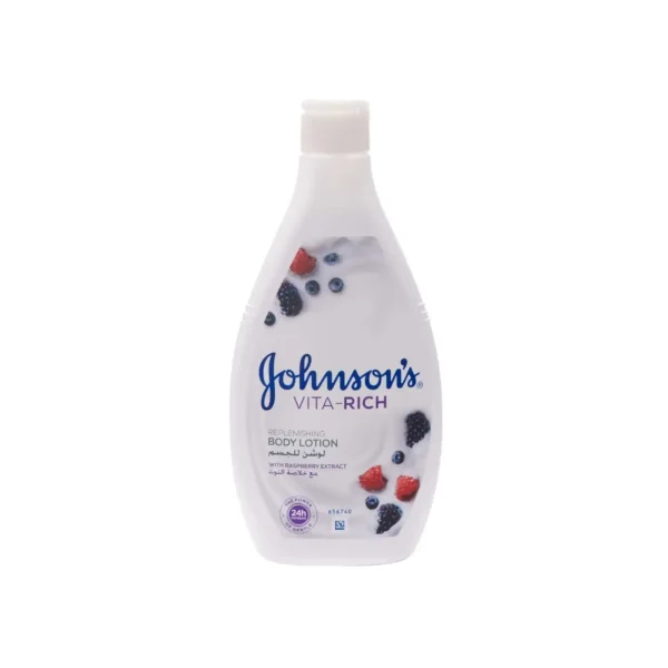 Johnson Vita-Rich Replenishing Body Lotion With Raspberry Extract 400 ML