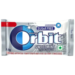 Orbit Sugar Free Chewing Gum Sweetmint,1 Box=(3.3gm×32pcs)