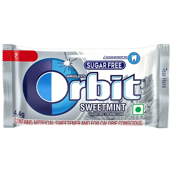 Orbit Sugar Free Chewing Gum Sweetmint,1 Box=(3.3gm×32pcs)
