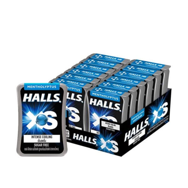 HALLS Xs Mentho Lyptus 21 pcs x 12