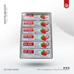Bonfire Juicy Drops Fruit Flavors delicious Candy Chewies 525gm (Strawberry Chewy)