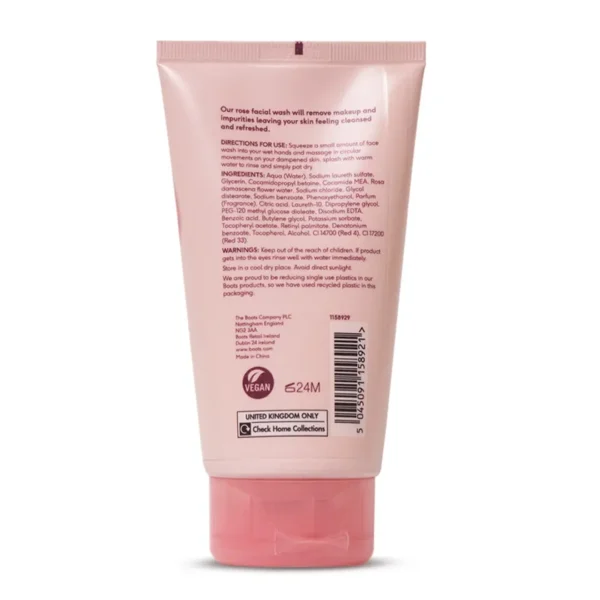 Boots Rose Facial Wash 150ml