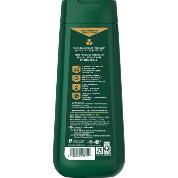 Irish Spring clean shower gel used for male female - 591ml