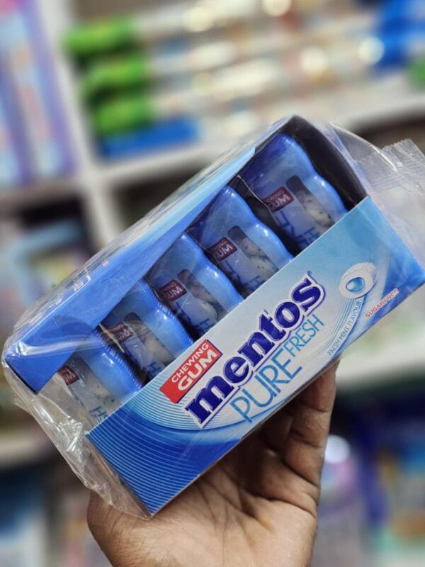 Mentos Pocket Bottle Fresh Mint 29g (1 Outer X 10Pcs)