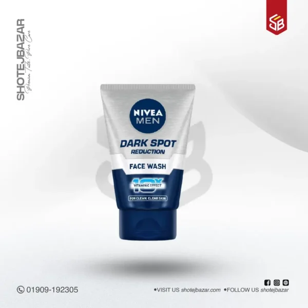 NIVEA MEN Dark Spot Reduction Face Wash 100gm - Image 1
