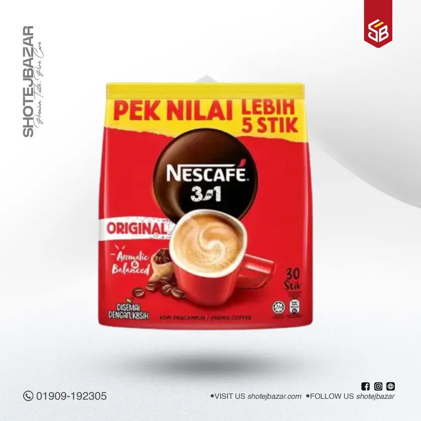 33 Nestle Nescafe 3 in 1 Aromatic and balanced 25 Stick - Image 1