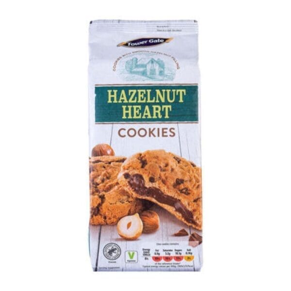 Tower Gate Hazelnut Heart Cookies 200g