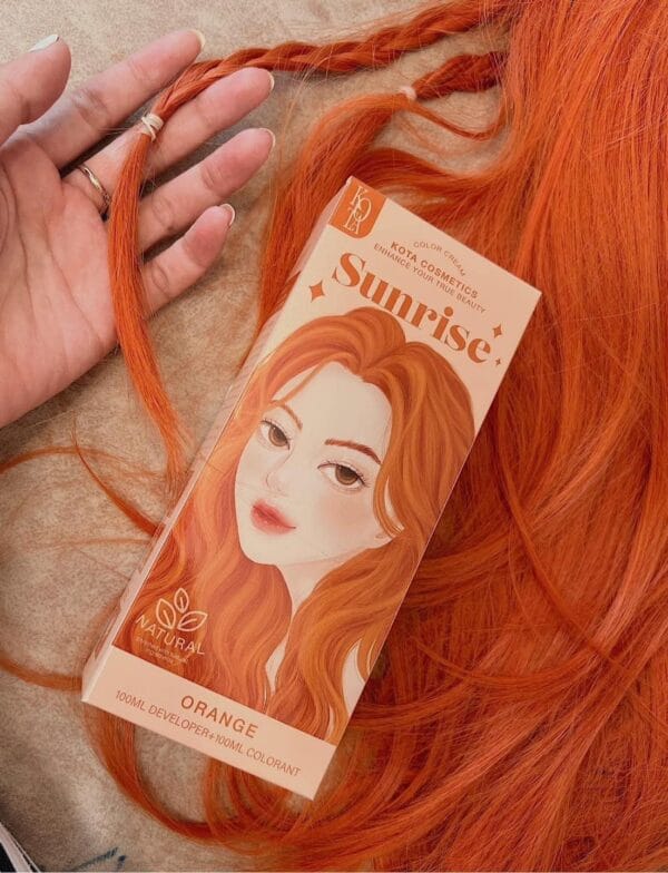 Kota Cosmetics Hair Color Cream Sunrise Orange - 100ml