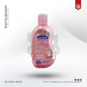 KODOMO Head to Toe Wash (Pink Hanabaki) 200 ml