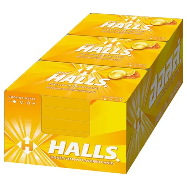 HALLS Soother Lemon 8 pcs 18 tablets