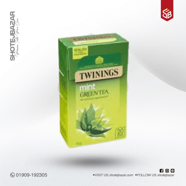 Twinings Mint Green Tea 20 Bags - Image 1