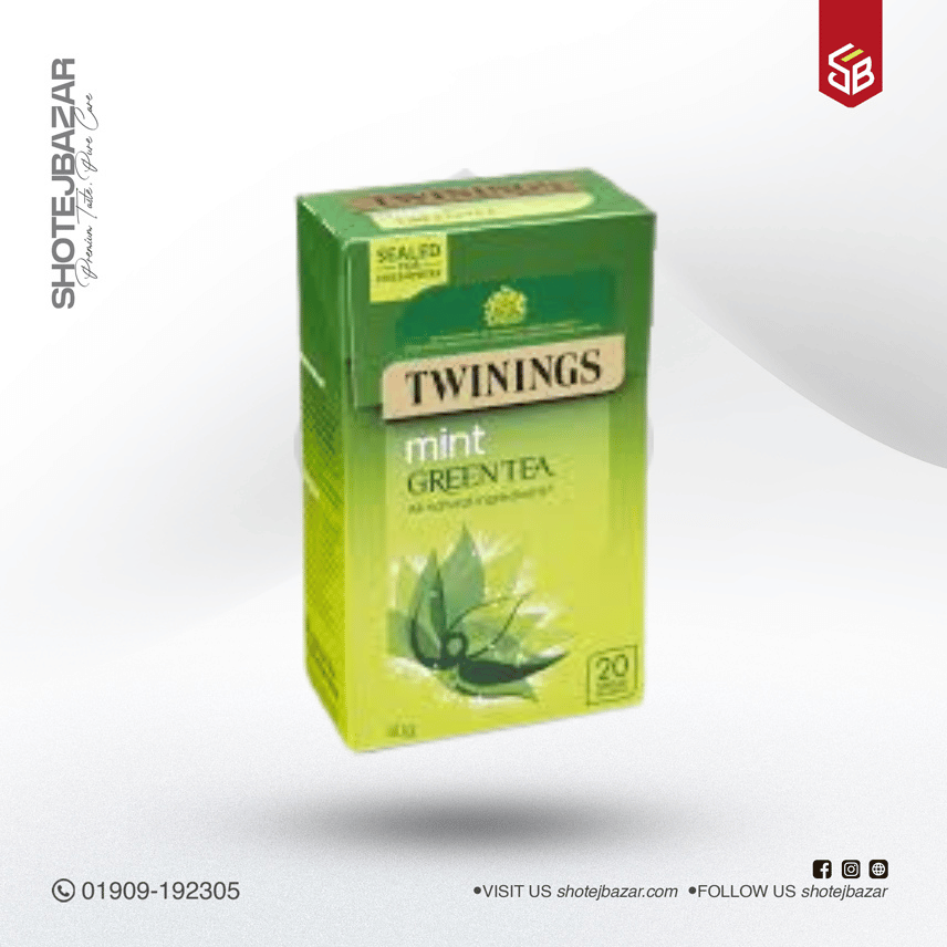 44 Twinings Mint Green Tea 20 Bags - Image 1