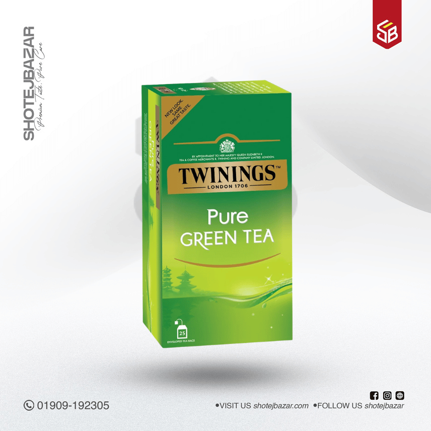 45 Twinings Pure Green Tea 20 Bags - Image 1