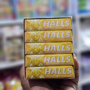 Halls Stick Honey Lemon Cough Drops-9 Count-20/Box-24/Case