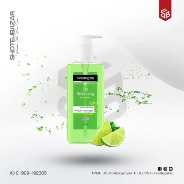 Neutrogena Oil Balancing Facial Wash (200ml) - Image 1