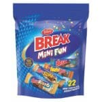 Tiffany Break Mini Fun Crunchy Wafer Fingers in Creamy Milk Chocolate Mix (22 Big Bars) 316gm