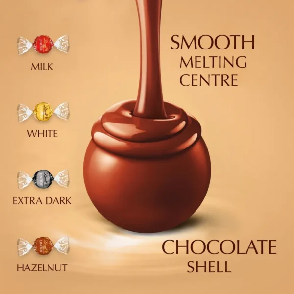 Lindt LINDOR Silver Assorted Truffles- 200g