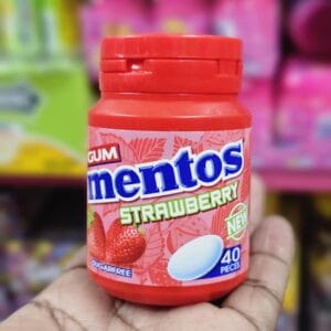 Mentos Gum White Strawberry- 56gm