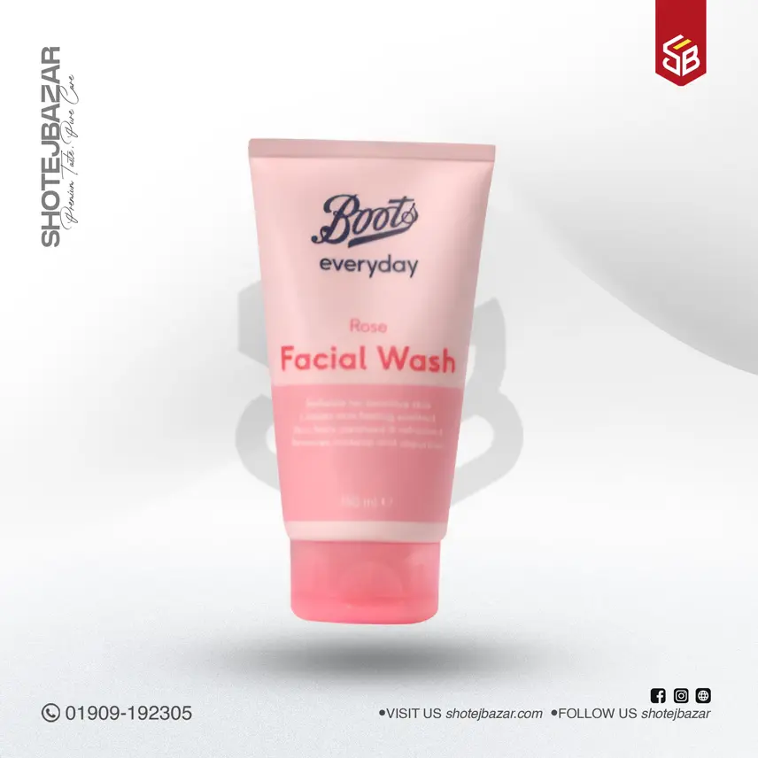 Boots Rose Facial Wash 150ml