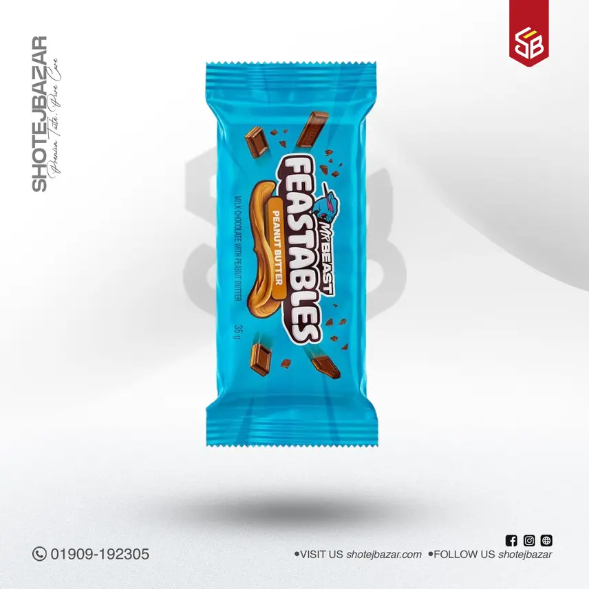 Feastables MrBeast Peanut Butter Chocolate Crunch 60g