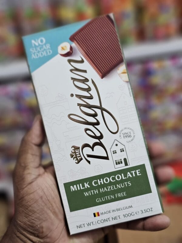 Belgian Milk With Hazelnut Chocolate 100g