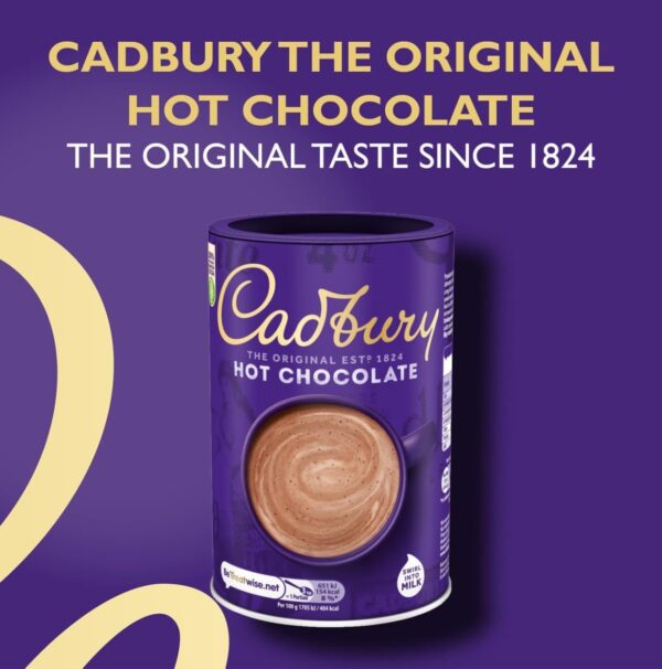 Authentic British Cadbury Drinking Hot Chocolate 1 Jar 500 gm