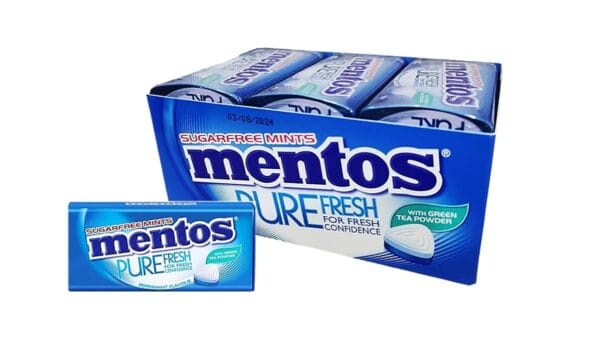 Sugar Free Mint Candy Tin Variety Pack Breath Freshener 1.24 oz per Tin 50 Mints per Tin (Peppermint, Pack of 9)