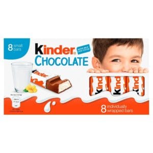 Kinder Chocolate Small Snack Bars Multipack 100 gm 3 Bar